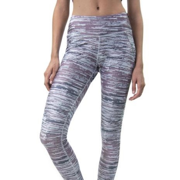 Satva Mantra Legging Scratch Print SM NWT - Picture 4 of 7